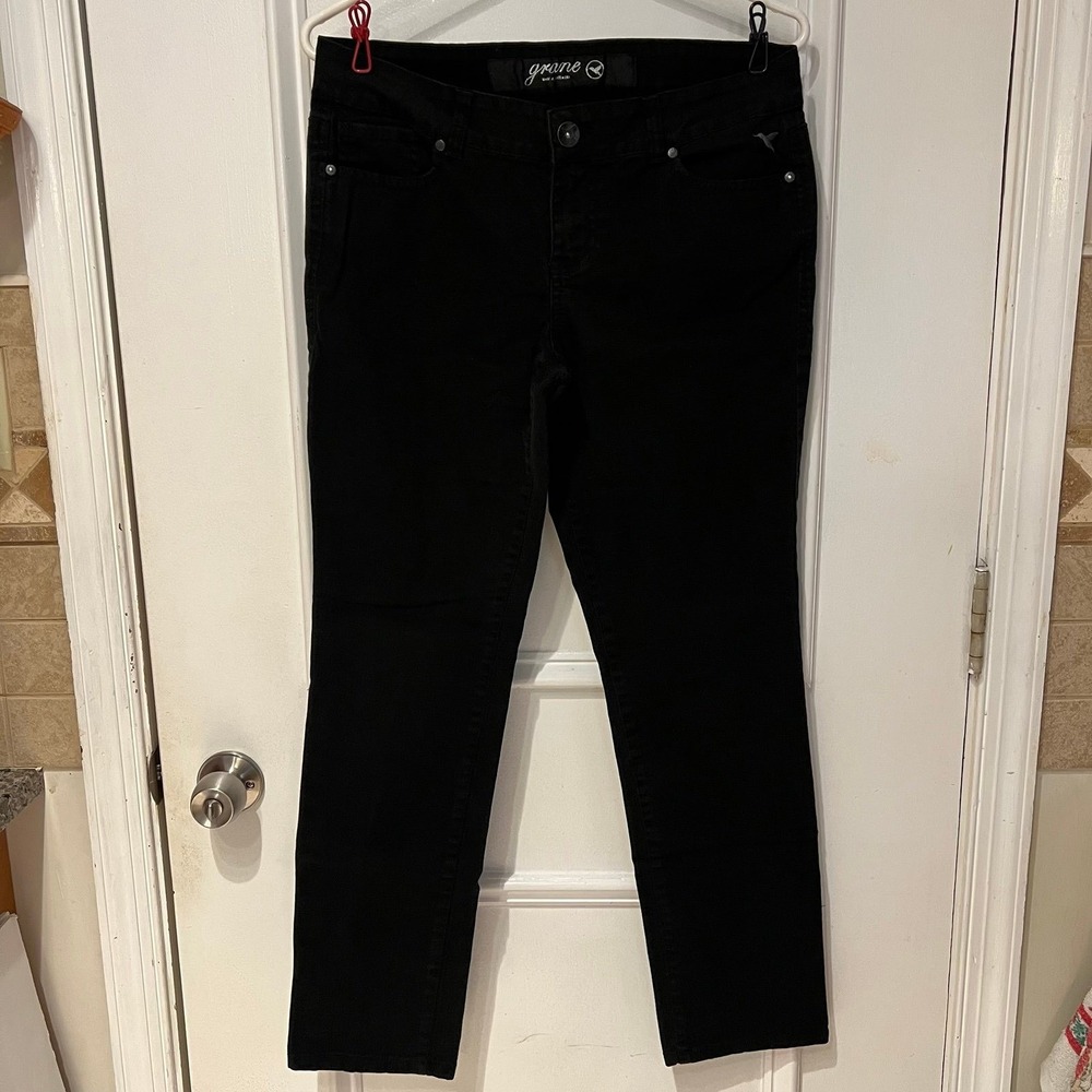 Grane womens black jeans size 11 short (2520)